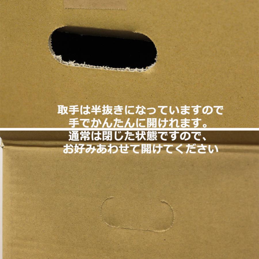 あすつく ダンボール 段ボール 120サイズ 取手付 NO251 (450×340×330） K5 中芯強化  10枚 A3ダンボール 引越し｜logi-mart｜05