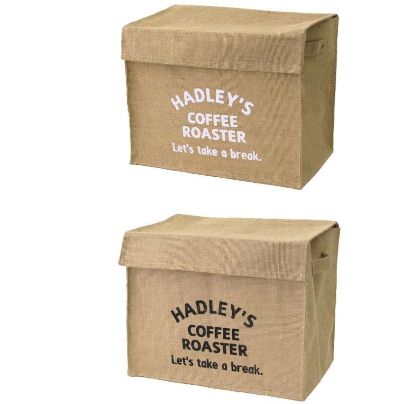 ハドレー 新聞ストッカー フタ付 ジュート素材 不織布 35 25 28 英字 シンプル おしゃれ ロジマート 通販 Yahoo ショッピング