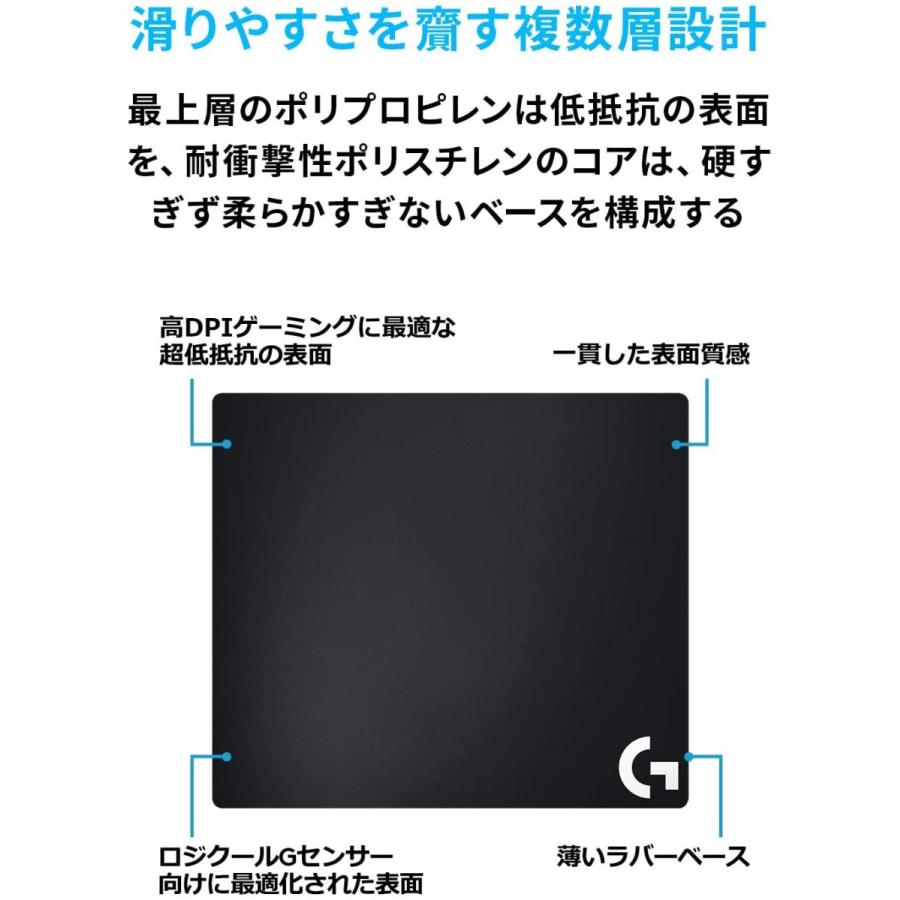 Logicool G ゲーミングマウスパッド G440t ハード表面 標準サイズ 国内正規品 ロジクール公式ストア 通販 Paypayモール