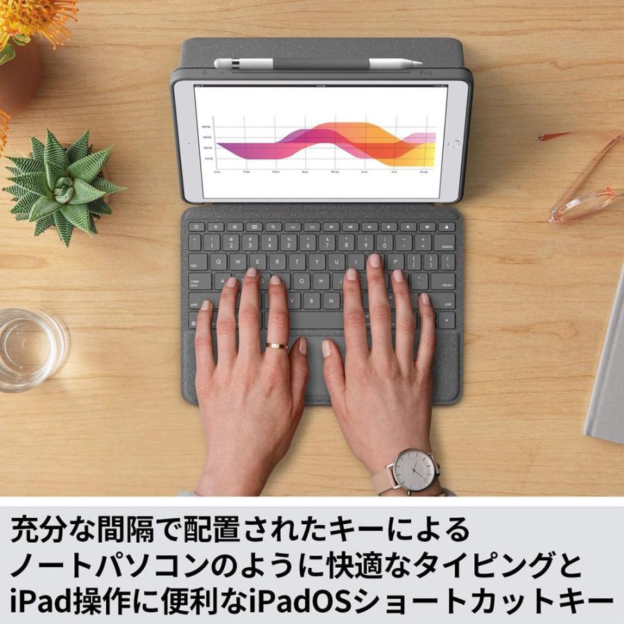 iPad 第7世代 第8世代 第9世代 用 ロジクール Combo Touch iK1057BKA