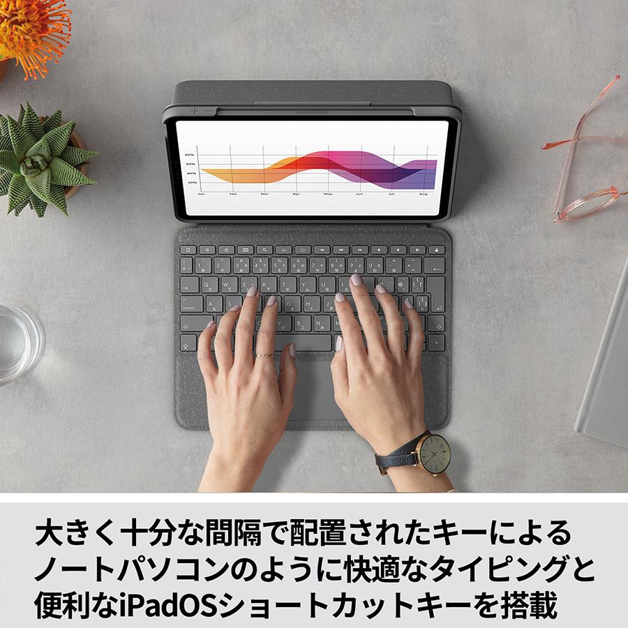 ロジクール ik1094BKA iPadAir(第4世代)キーボードケース www