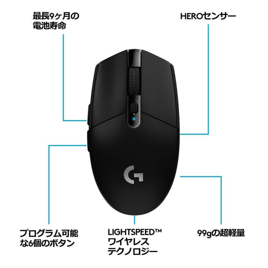 ロジクールG ゲーミング マウス Logicool G G304 HEROセンサー