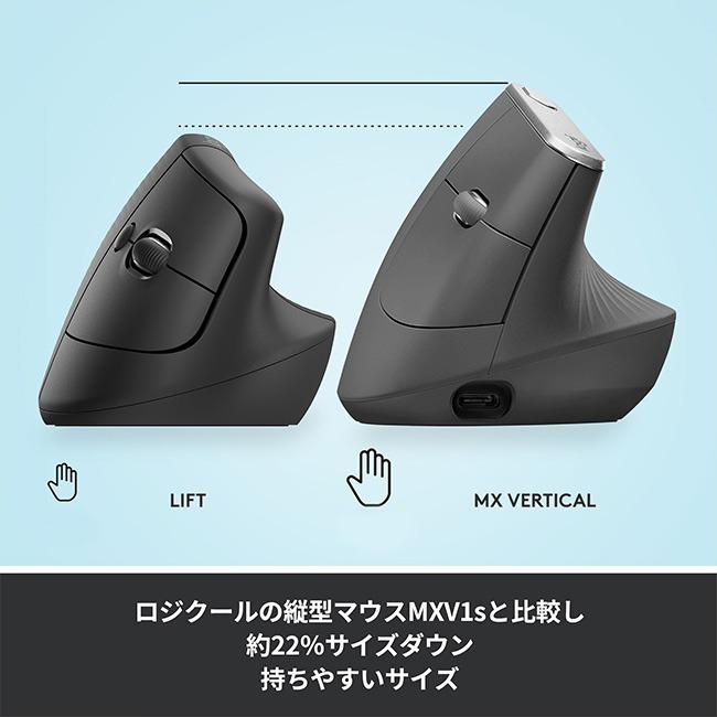 logicool ワイヤレスマウス LIFT M800 縦型 静音 エルゴノミック logicool ワイヤレスマウス LIFT M800 縦型 静音 エルゴノミック