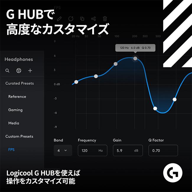 ロジクールG ワイヤレス ゲーミング ヘッドセット Logicool G ロジクールG ワイヤレス ゲーミング ヘッドセット Logicool G