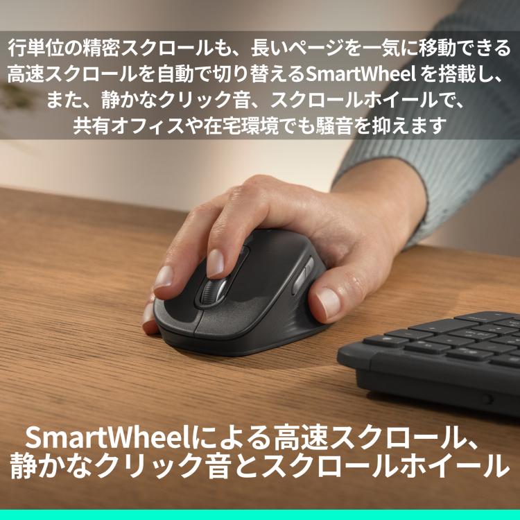 logicool（ロジクール） ワイヤレスマウス Signature Comfort M840 L