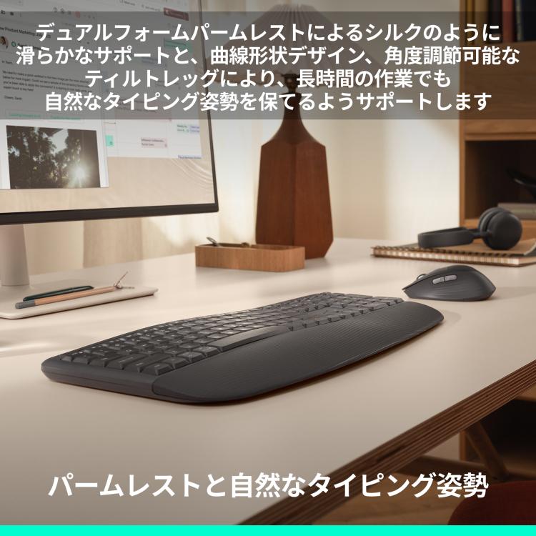 logicool（ロジクール） ワイヤレスキーボード Signature Comfort Plus