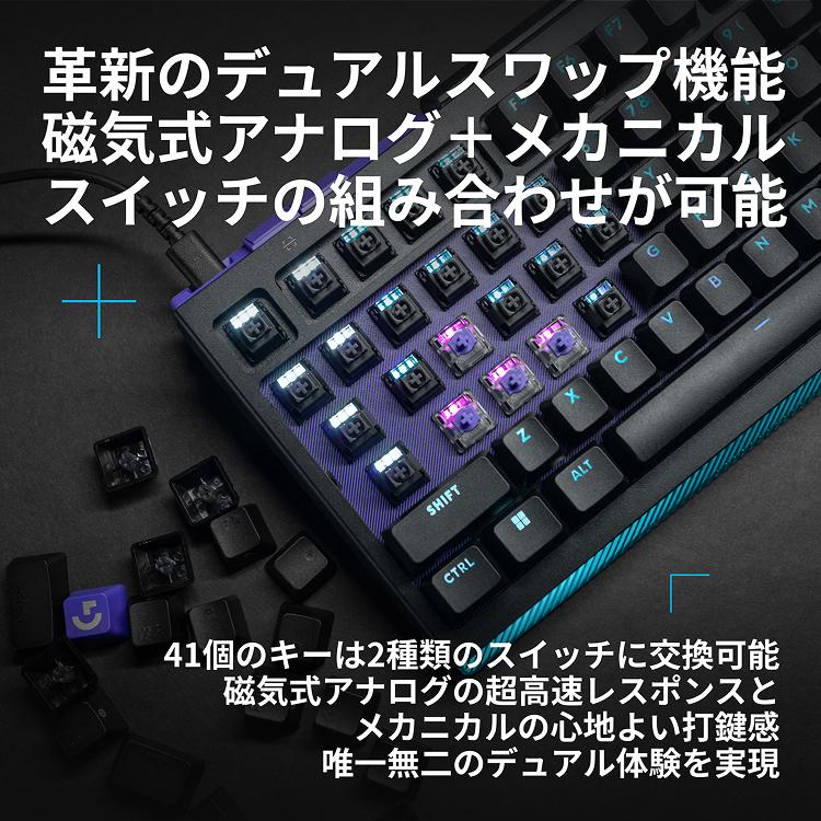 ロジクールG ゲーミングキーボード Logicool G G512 X 98 有線 リニア