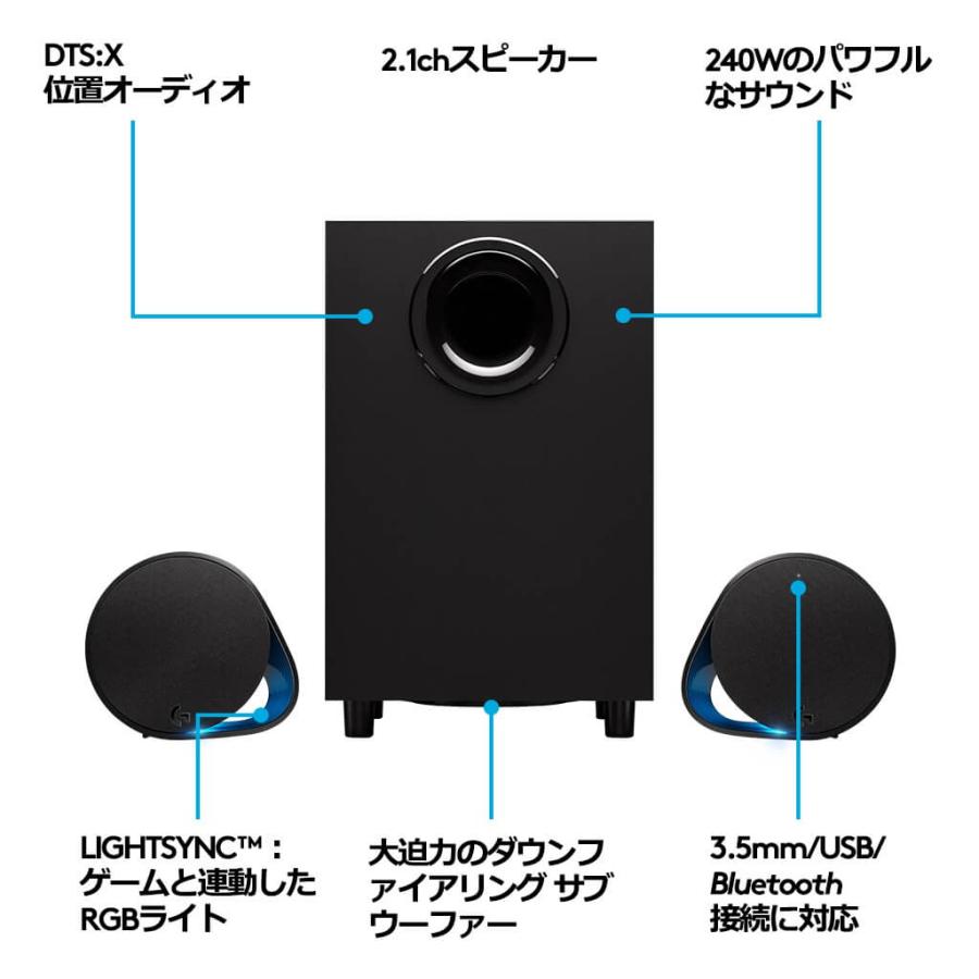ロジクールG スピーカー Logicool G ゲーミングスピーカー G560a ロジクールG スピーカー Logicool G ゲーミングスピーカー G560a