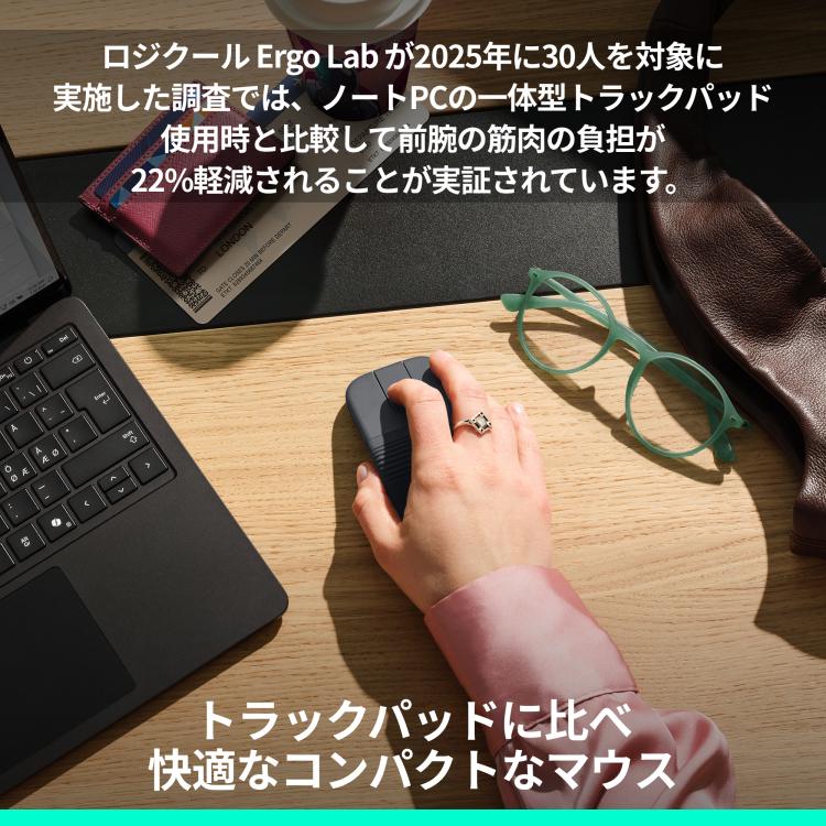 ワイヤレスマウス 折りたたみ式 ロジクール Mobi Fold MF900 静音 軽量 小型 無線 高速スクロール Bluetooth Logi Bolt MF900GRda 国内正規品 1年間無償保証 | logicool | 06