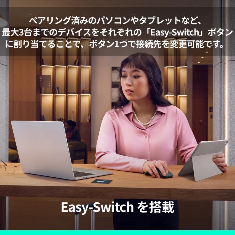 ワイヤレスマウス 折りたたみ式 ロジクール Mobi Fold MF900 静音 軽量 小型 無線 高速スクロール Bluetooth Logi Bolt MF900GRda 国内正規品 1年間無償保証 | logicool | 09