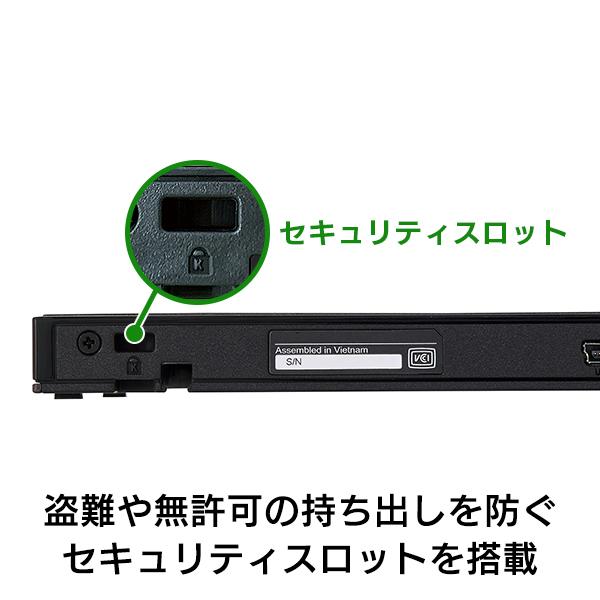 ロジテック DVD ドライブ 外付け Windows Mac 対応 USB Type-C 超薄型