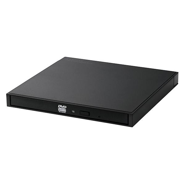 DVD ドライブ 外付け Windows Mac 対応 USB Type-C 超薄型 超軽量 CDドライブ プレーヤー ポータブル M-Disc対応  ケーブル付 書き込み LDR-LPXAW8CU2NB | ロジテック | 08