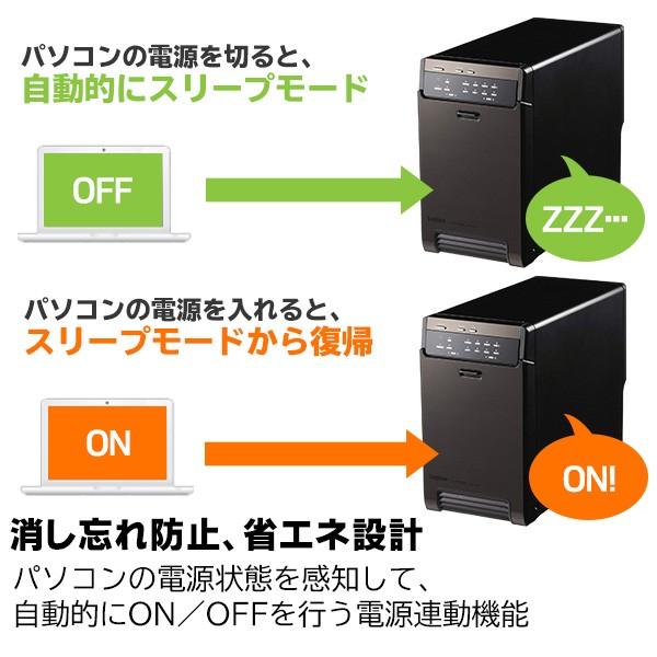 外付けHDD RAID機能搭載 4BAYケース + WD Red Pro 2TB × 4台 3.5インチ NAS 大容量 3年保証 ロジテック LHR-4BRH80EU3RP 受注生産  納期目安3〜4週間 t｜logitec｜06