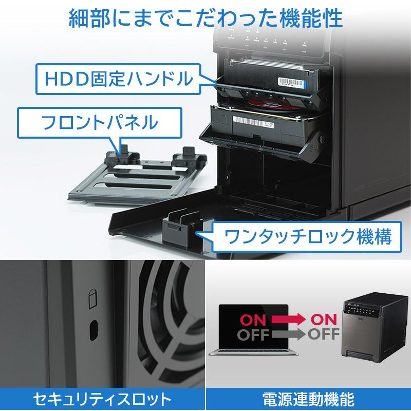 ロジテック RAID 機能 HDDケース 4台 3.5インチ ハードディスク ケース