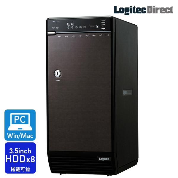 ロジテック HDDケース 8台 搭載可 8BAY 外付け 3.5インチ USB3.1(Gen1