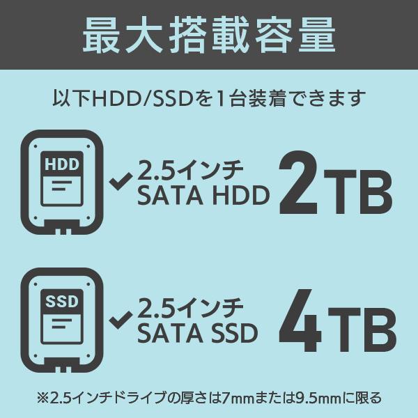 ロジテック HDD / SSD ケース 外付け クローン / 換装 HDDコピー