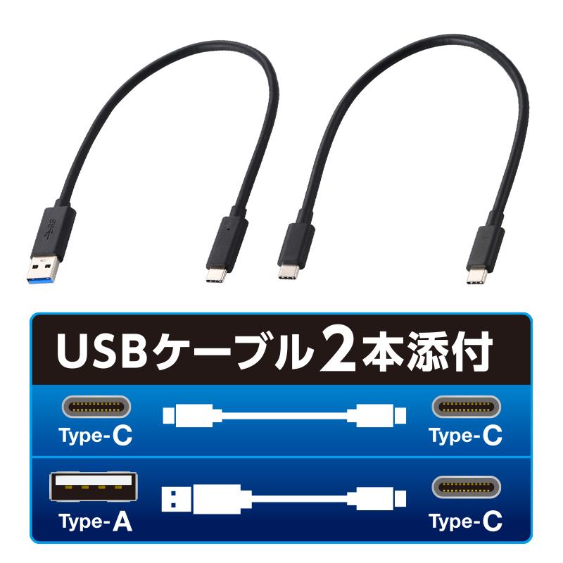 ロジテック SSD 外付け 1TB ポータブル iPhone USB HDD スティッ Type