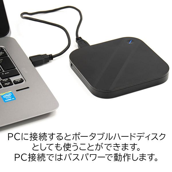 ロジテック SSD 外付け スマートフォン用 ポータブル SSD USB3.1(Gen1) / USB3.0 2.5インチ 500GB  LMD-PSA500U3BK｜logitec｜06