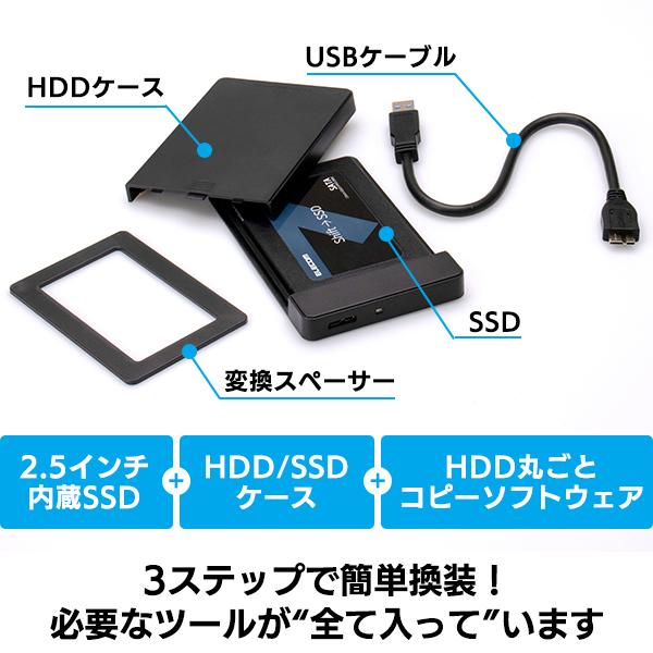 ロジテック SSD 換装キット 960GB 内蔵 HDD 2.5インチ 7mm 9.5mm ロジテック SSD 換装キット 960GB 内蔵 HDD 2.5インチ 7mm 9.5mm