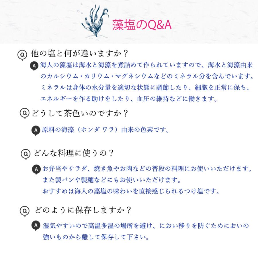 海人の藻塩 スタンドパック100g | 海人の藻塩 | 06