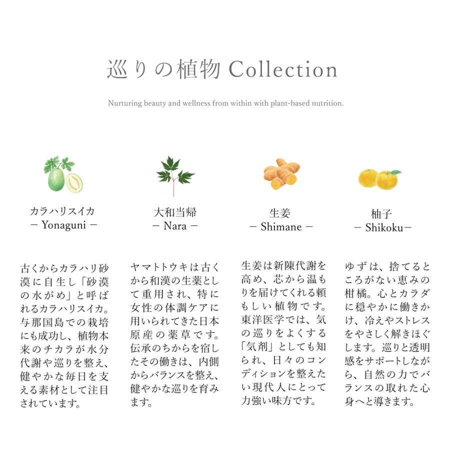 PURE FLOW ピュアフロー 巡り  │カラハリスイカ・大和当帰・生姜・柚子 | 植物サプリメント |  | 04