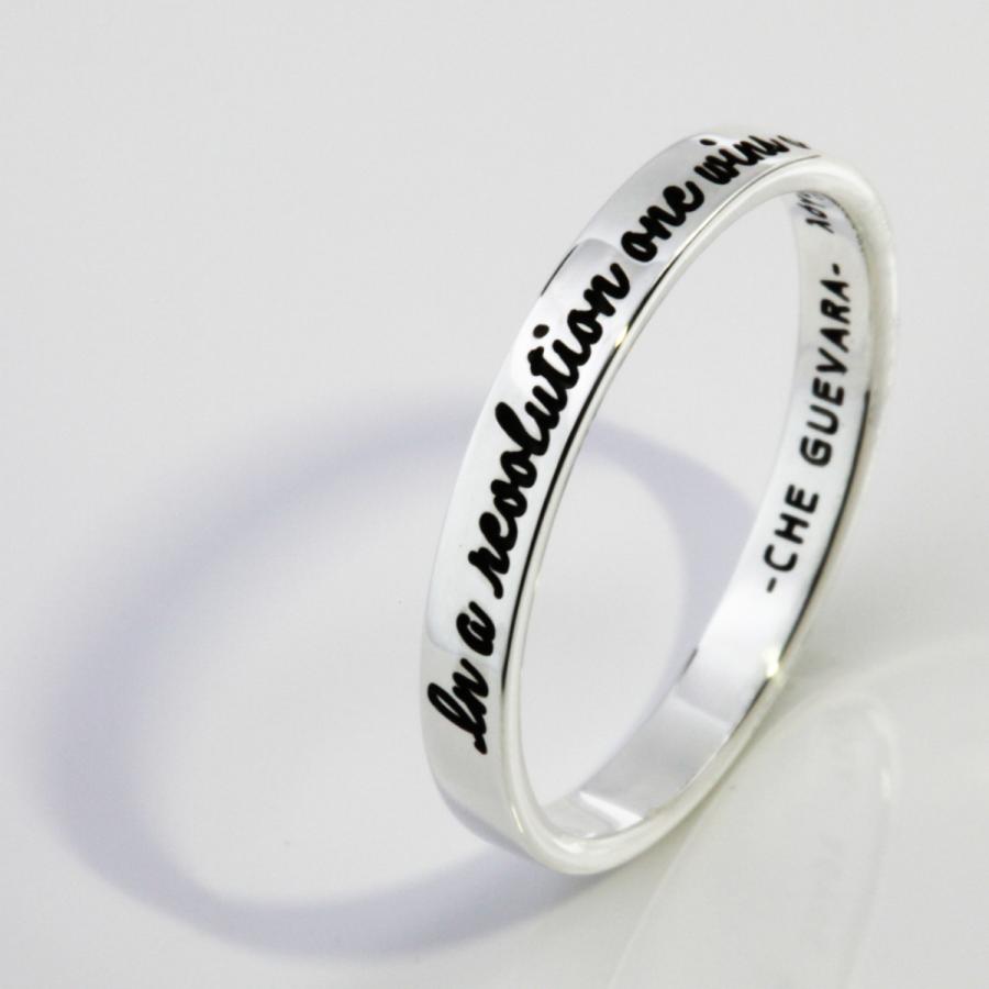 名言 Ring In A Revolution One Wins Or Dies If It Is A Real One チェ ゲバラ Qrm10 Logosjewelry 通販 Yahoo ショッピング