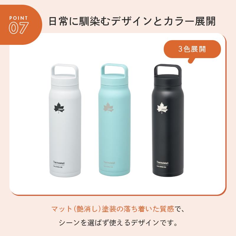 LOGOS（ロゴス） 公式 ThermoWall 真空断熱 キャリーボトル Type607