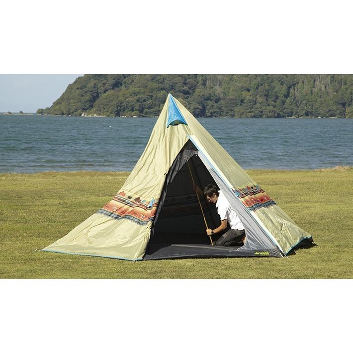 公式 ロゴス LOGOS ナバホ Tepee 300-BB テント ワンポールテント 組み立て簡単 UVカット 遮光 収納 バッグ付き コンパクト キャンプ アウトドア LOGOS_4