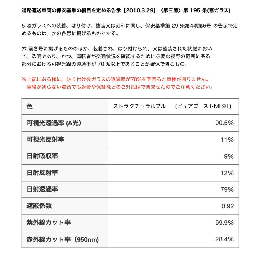 ハリアー ZSU60W　ピュアゴーストML91 フィルム 断熱 | ハリアー | 05