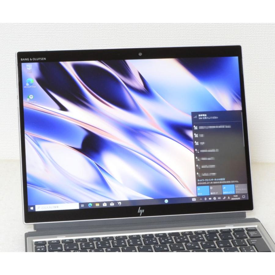 HP Elite x2 G8 LTE 3K2K 第11世代 Core i5 1135G7 SSD256GB PCIe 顔認証カメラ 指紋 2in1 Win10 タブレット ノートパソコン PC 管理HL83｜logworldshop｜03