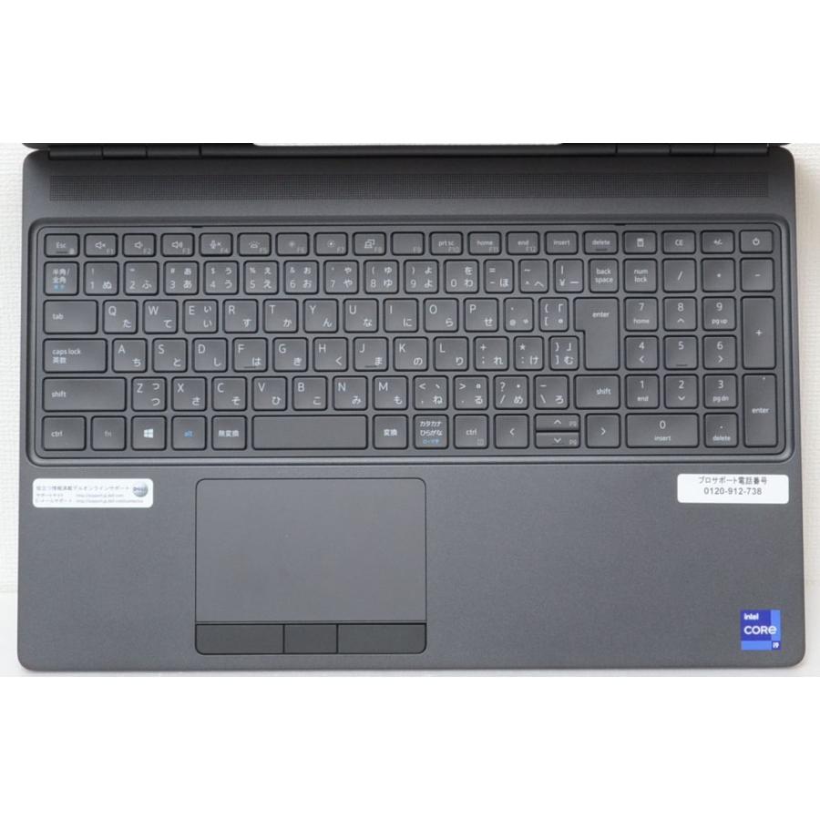 Precision 28時間 ほぼ未使用 7560 Core i9 11950H 32GB SSD1TB