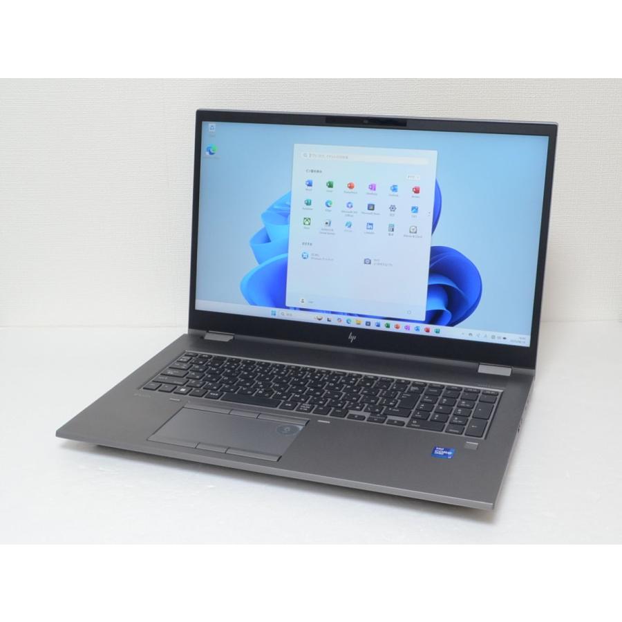 日本HP RTX A4000 ZBook Fury 17.3 G8 Core i7 11850H メモリ64GB