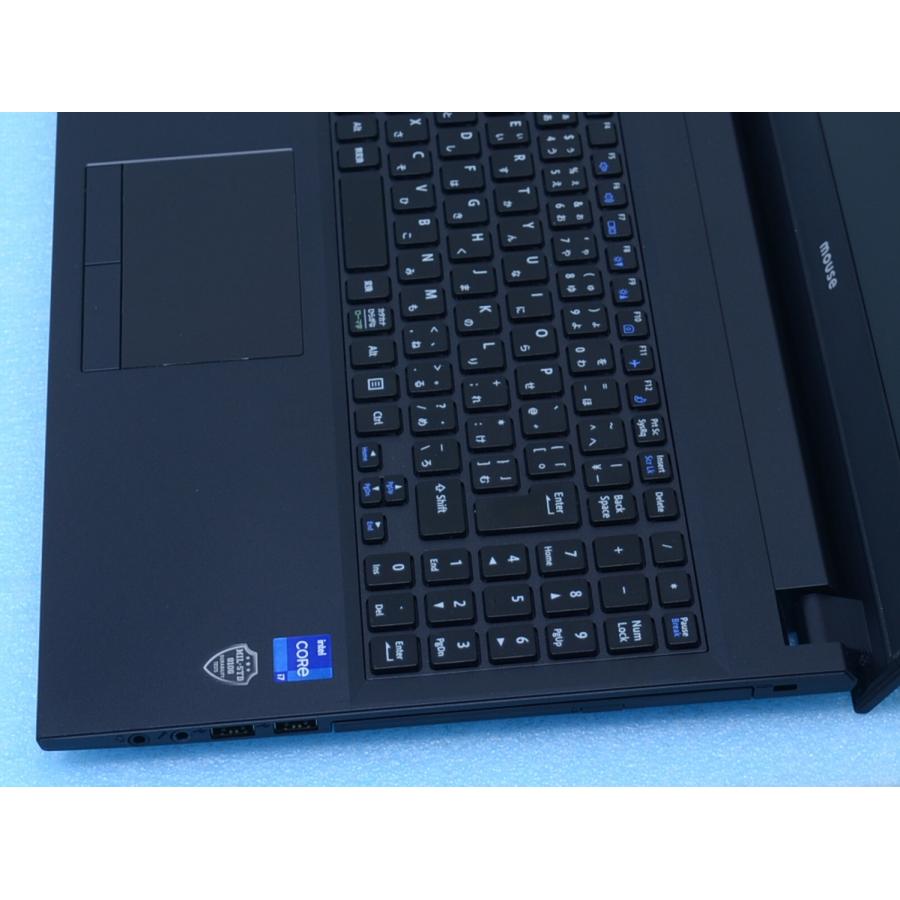 良品MousePro Core i7-1195G7 メモリ32GB SSD 512GB DVDRAM Win11 10キー 15インチ ノートパソコン 管理C19の画像