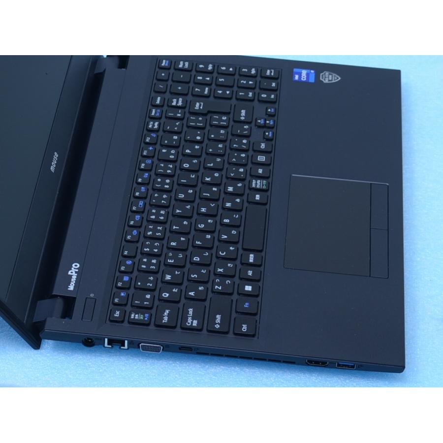良品MousePro Core i7-1195G7 メモリ32GB SSD 512GB DVDRAM Win11 10キー 15インチ ノートパソコン 管理C19の画像