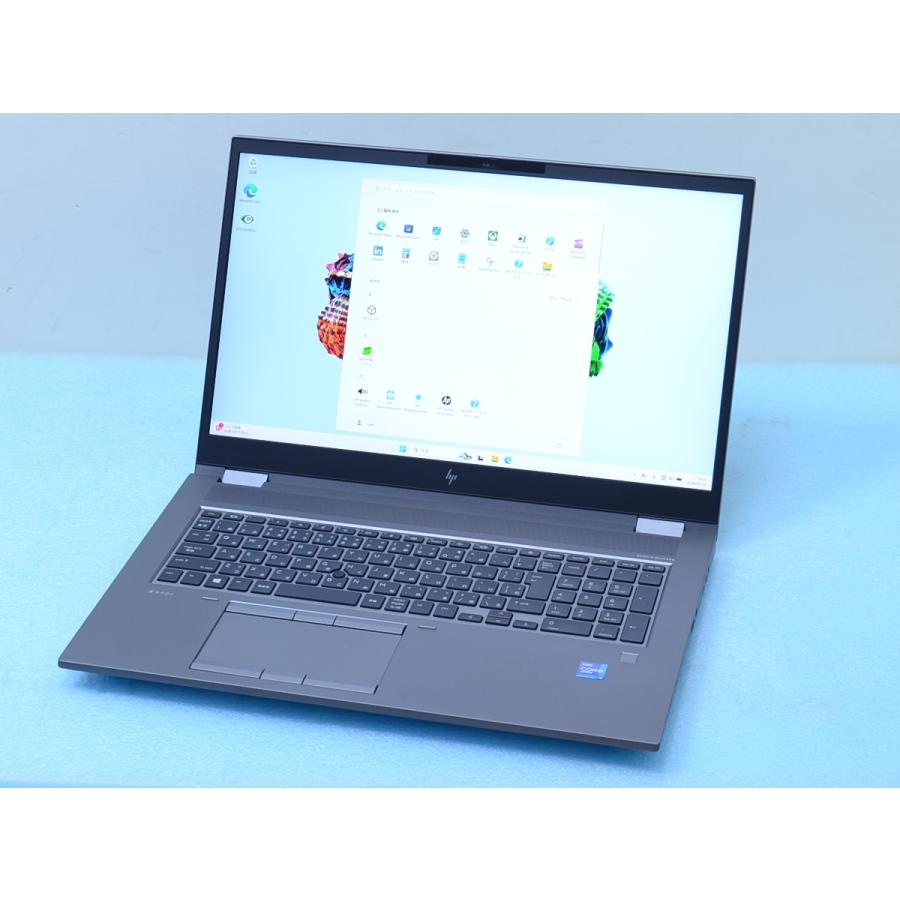 ZBook Fury 17.3 G8 4K液晶 Core i7-11850H 64GB SSD2TB RTX A3000 Win11 Mobile Workstation PC 管理C10の画像