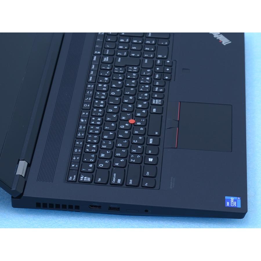 ほぼ未使用 93時間 ThinkPad P17 Gen2 RTX A5000 32GB SSD1TB Core i7 11850H Win11 Lenovo 17インチ ノートパソコン 管理B16 | ThinkPad | 03