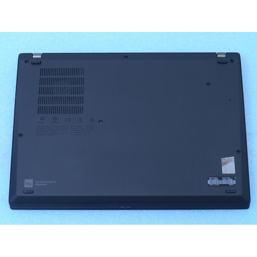 ThinkPad X13 Gen3 Core i7 1255U 16GB 512GB WUXGA Win11 レノボ