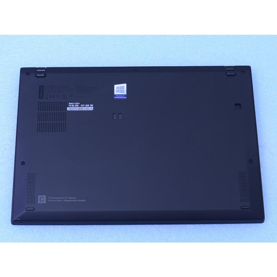 きれい ThinkPad X1 Carbon 7th Core i7 8GB SSD256GB(512GB変更可) Office Windows11 Lenovo ノートパソコン PC 管理E16｜logworldshop｜05