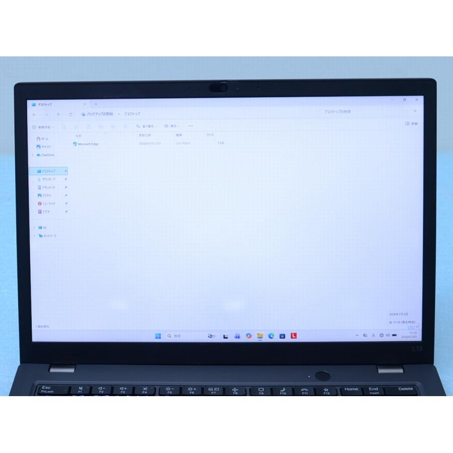 Lenovo ThinkPad L13 Gen5 Ultra5 135U 美品 ThinkPad L13 Gen5 Ultra5-135U 16GB 256GB WUXGA液晶 Win11 2025年