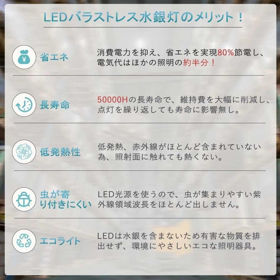 ledビーム電球 バラストレス水銀灯 200W 2000W相当 全光束40000lm 水銀灯 led e39 水銀投光器 看板灯 産業用 寿命時間50000h 高輝度 ノイズレス 一年保証｜lohas-lohas-shop｜13