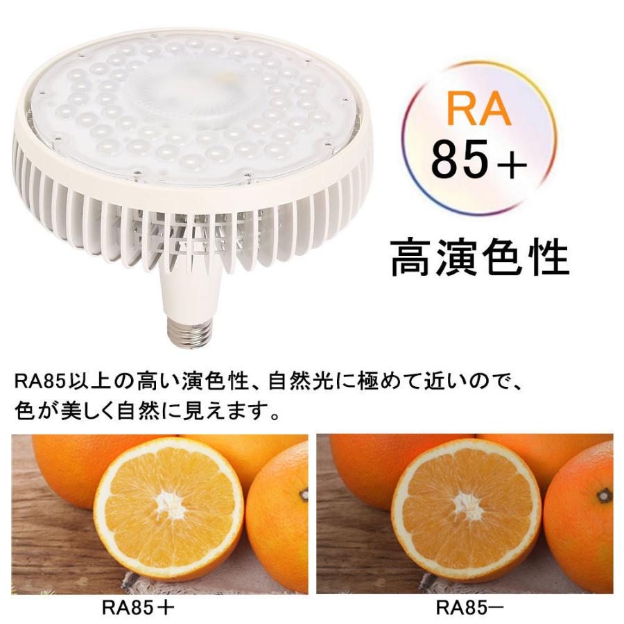 工場直販【PSE認証 1年保証】200W 全光束40000lm 大型 LED 水銀灯 e39 ハイビーム電球 水銀ランプ 屋内専用 倉庫照明 体育館照明 拡散形 吊り下げ お得10個｜lohas-lohas-shop｜08