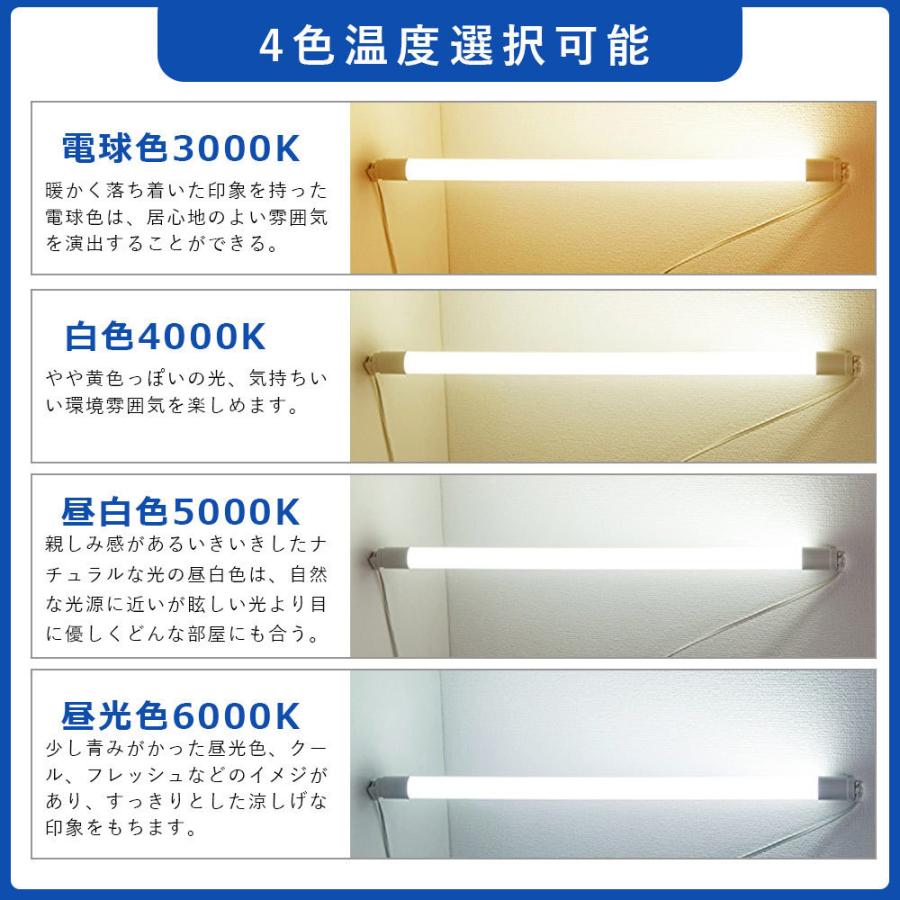 【2本】LED蛍光灯 35W形 消費電力18W 3600lm 長さ100cm 軽量 G13口金 直管ledランプ LEDチューブライト 工事不要(98％対応) 天井照明 節電 省エネ 2年保証｜lohas-lohas-shop｜08