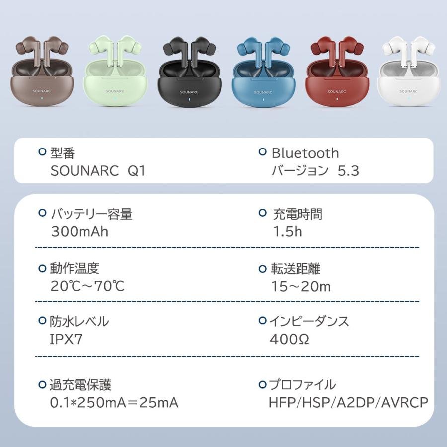 ワイヤレスイヤホン Bluetooth 5.3 イヤホン 自動ペアリング 超