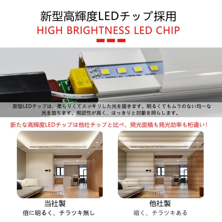 絶賛レビュー続出 ベースライト T10 LED蛍光灯 436mm 20w形 直管型LED 