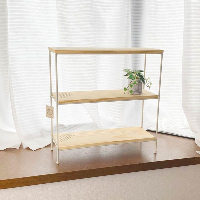オープンラック シェルフ 小さい 小物飾り棚 ウッドラック 棚 オープン棚 オープンシェルフ ラック リビング収納 ディスプレイ棚 飾り棚 おしゃれ 北欧 Az5 Akb 403iv ロハスインテリア 通販 Yahoo ショッピング