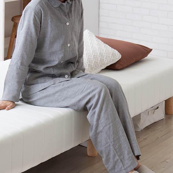 足つきマットレス シングルベッド beddo べっど べっと しんぐるベッド