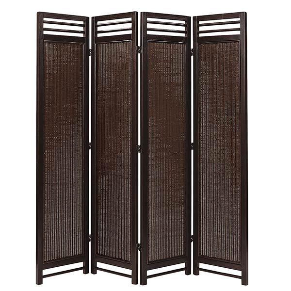アジアンテイスト スクリーン 営業 4連 衝立 ついたて パーテーション 間仕切り 安い オフィス 激安 お洒落 オシャレ おしゃれ