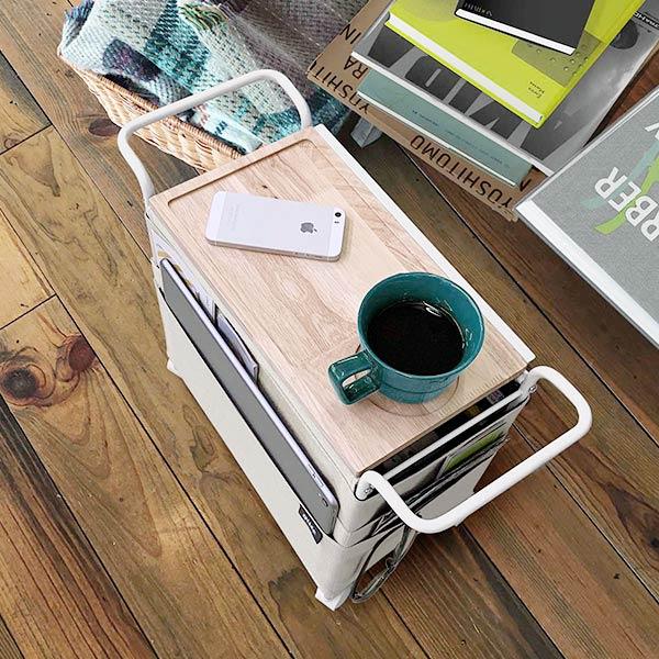 vintage キャスター マガジンラック 収納ワゴン サイドテーブル モダン vintage キャスター マガジンラック 収納ワゴン サイドテーブル