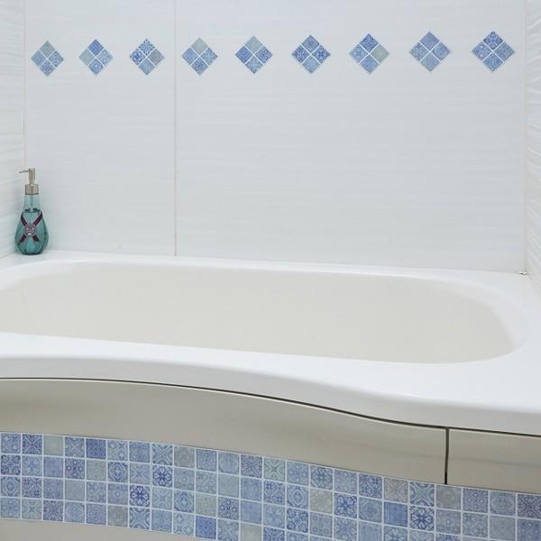 タイルシール おしゃれ 北欧 洗面所 バスルーム トイレ モロッカン 壁紙 装飾 ウォールステッカー 壁に貼る 壁シール 壁紙 飾り付け Tou l ロハスインテリア 通販 Yahoo ショッピング