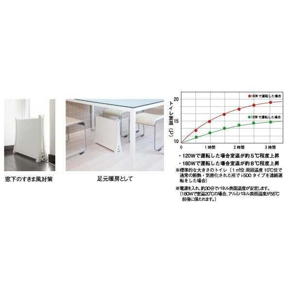 アルミパネルヒーター イコロ i-750 ブラウン : ロハス村 - 通販